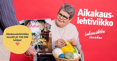 Aikakauslehtiviikko tavoitti yli 100 000 lukijaa