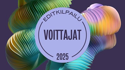 Tässä ovat Editkilpailun 2025 voittajat!